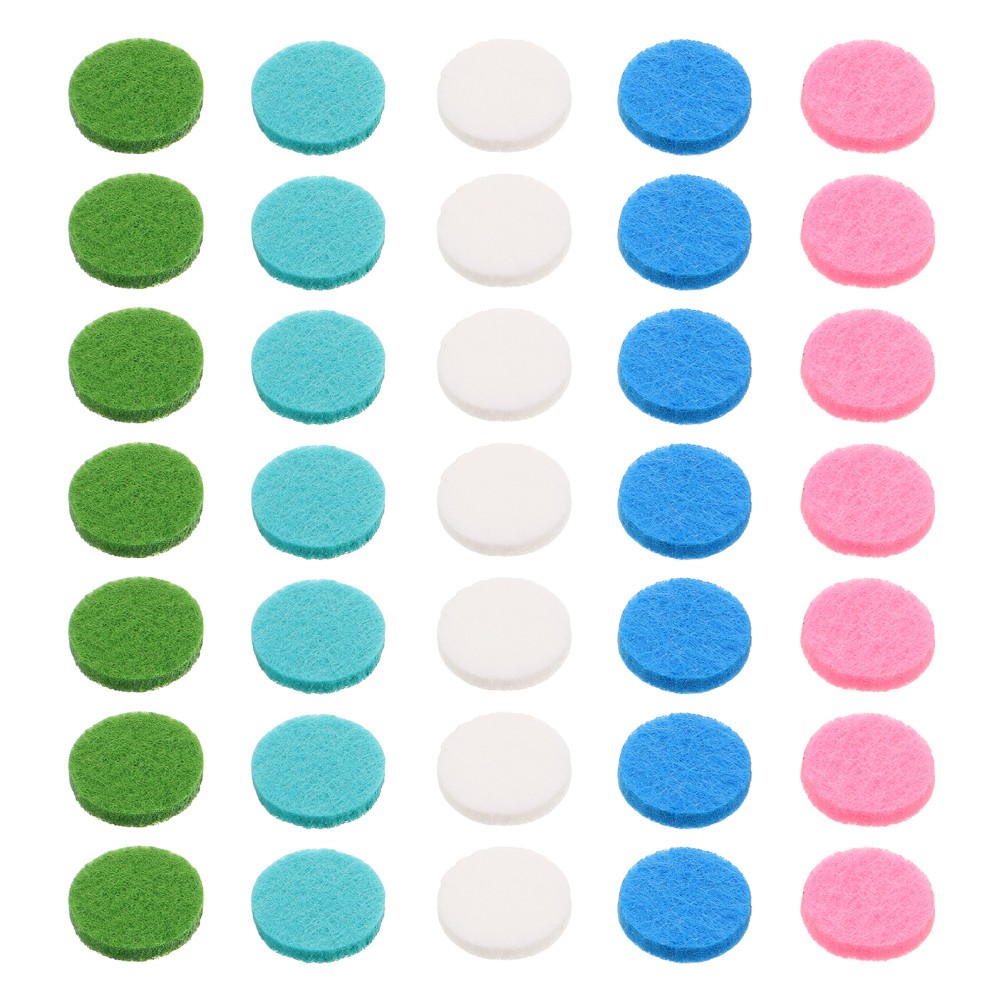100Pcs Round Essential Oil Cotton Pads with Strong Absorption for Home Diffuser