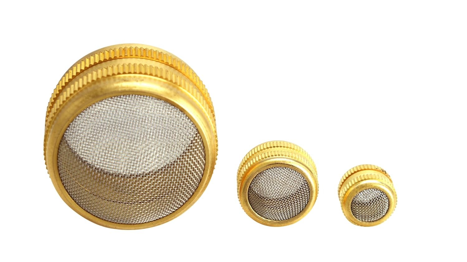 Brass Ultrasonic Cleaner Basket Set 2 Stainless Steel Mesh Cleaning Baskets