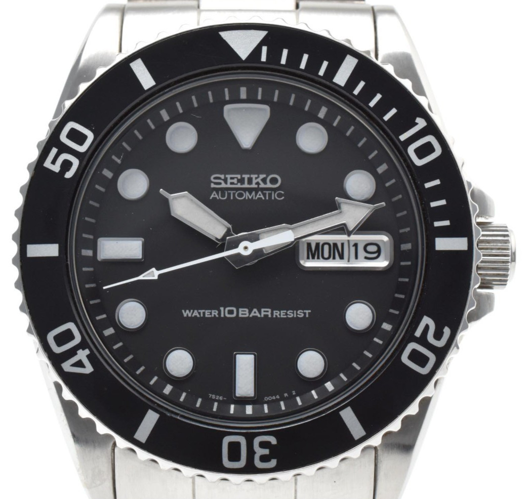 [Near MINT] SEIKO 7S26-0040 42mm Diver Black Dial Day/Date Men’s Automatic Japan