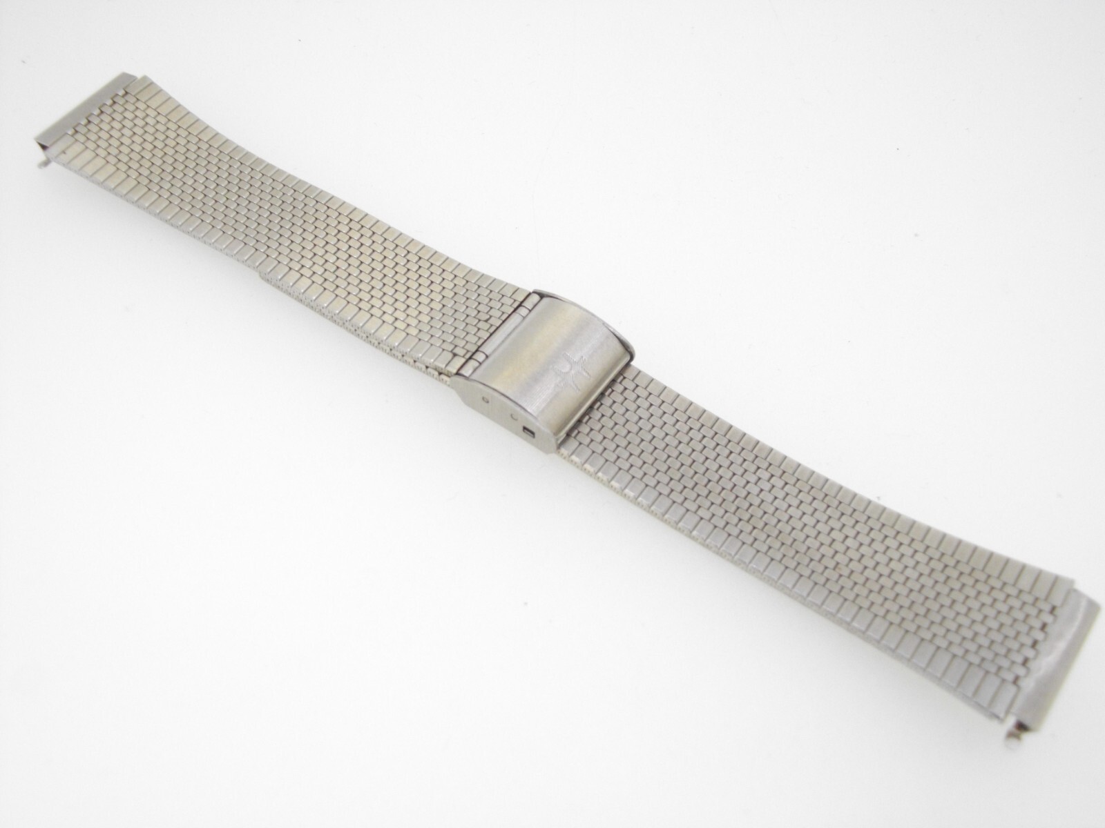 Watchband H Stainless Steel 17.4 mm lug Sliding Buckle Clasp