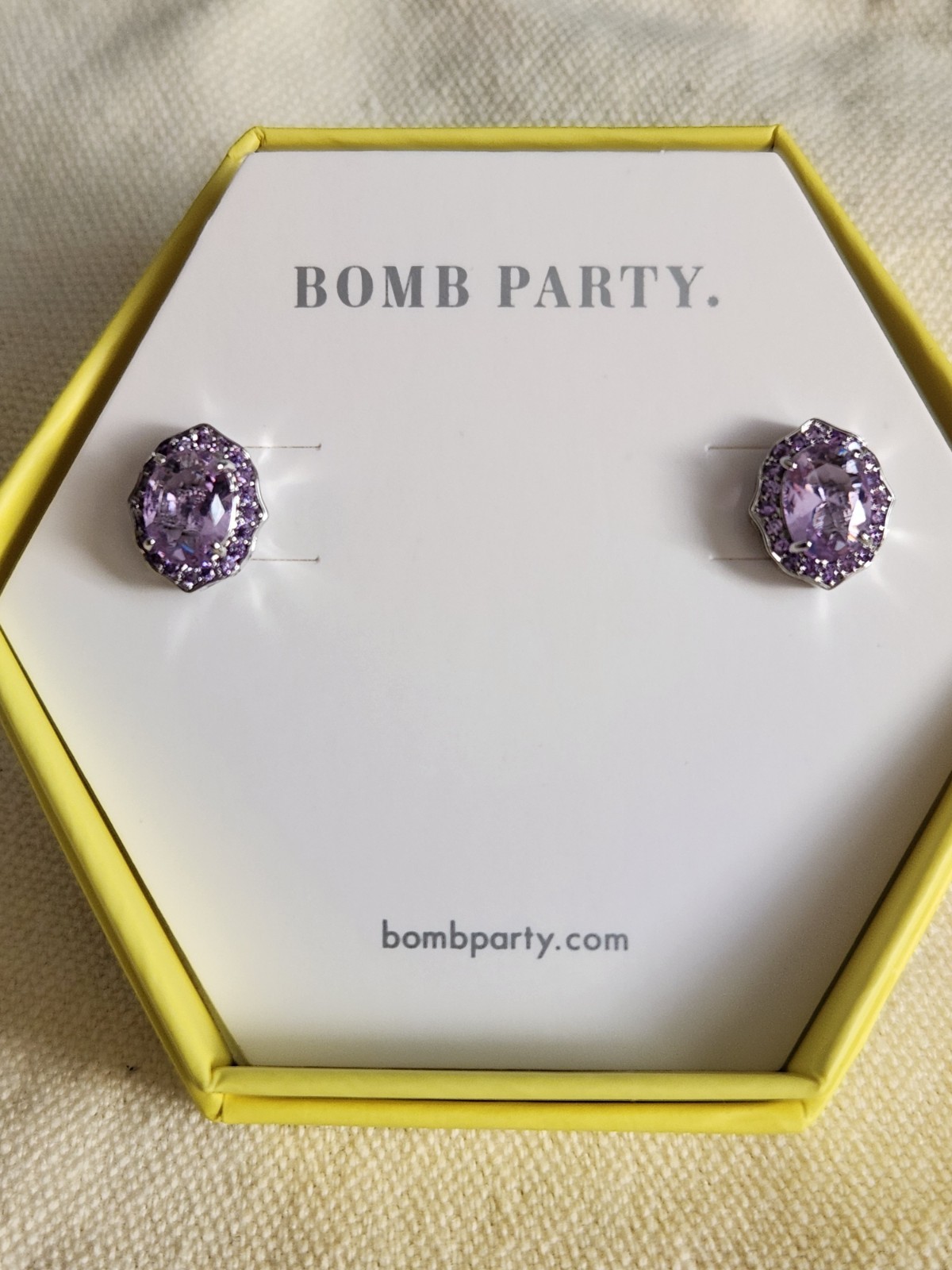 Ring Bomb Party Beyond Bliss Lab Created Amethyst Earrings
