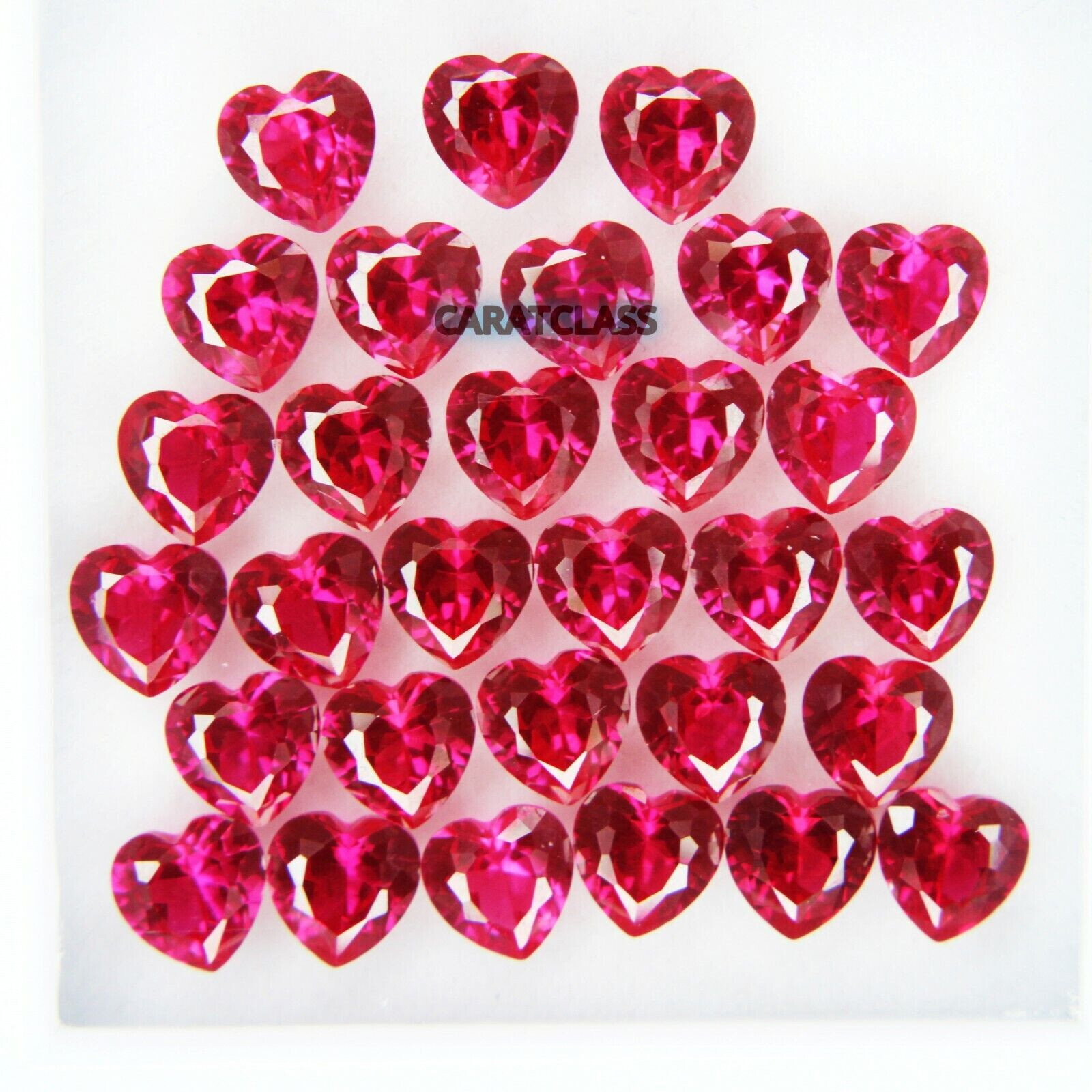 EPIC GEMS-6mm Heart Shaped Mogok Natural Ruby Loose Gemstone Certified-1 pc