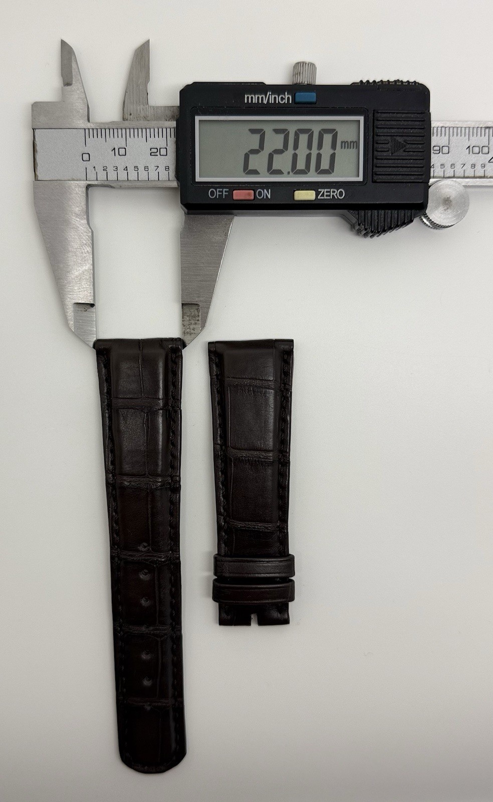 A. Lange & Sohne 22mm x 18mm Brown Alligator Watch Strap Band New Authentic OEM