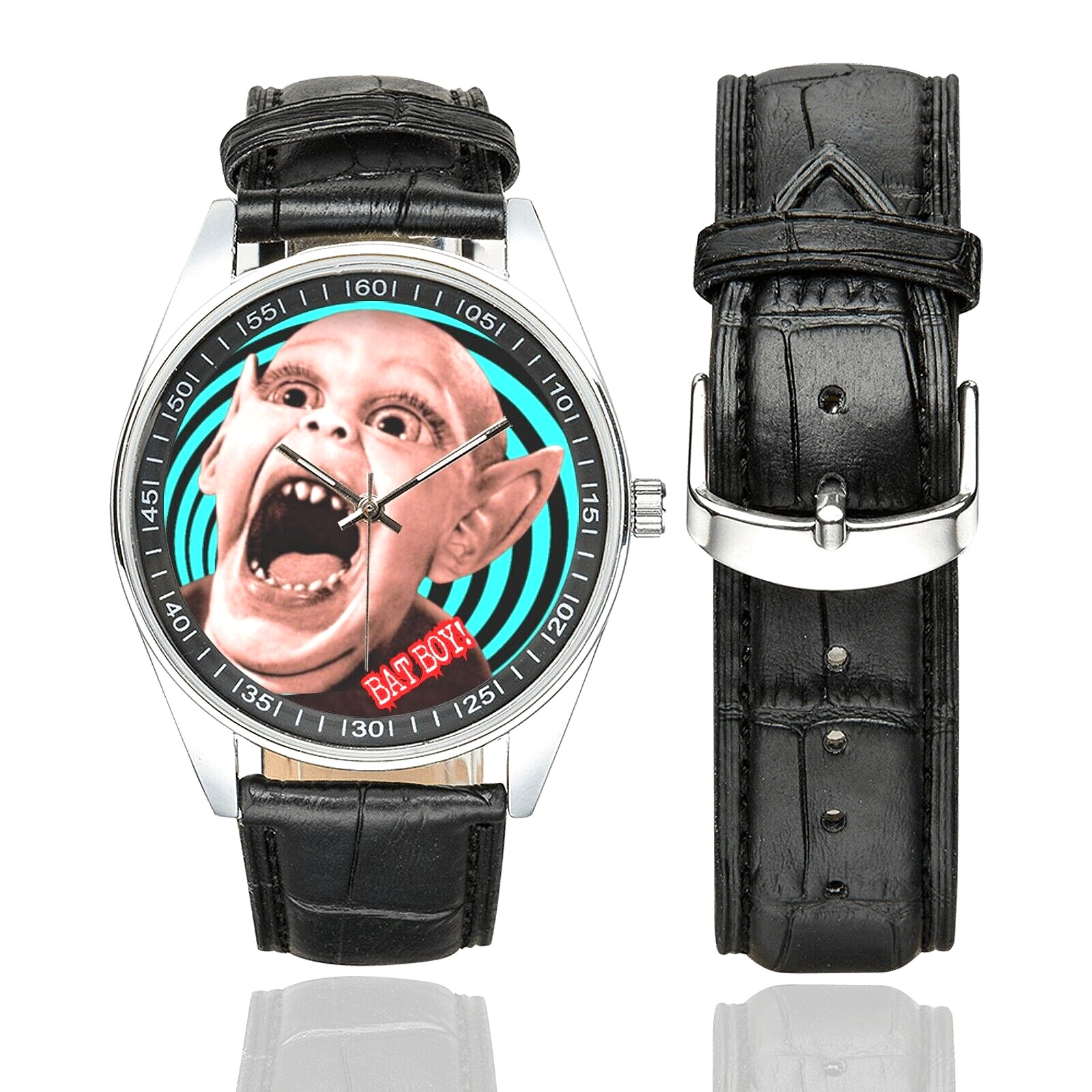 BAT BOY Watch Retro Icon Unisex Quartz Splash Proof Wristwatch for Tabloid Fans