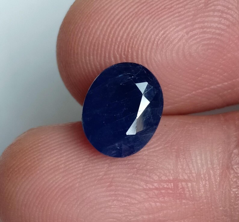 Corundum Sapphire Oval Shape Unheated Untreated Madagascar Stone 3.45 Ct