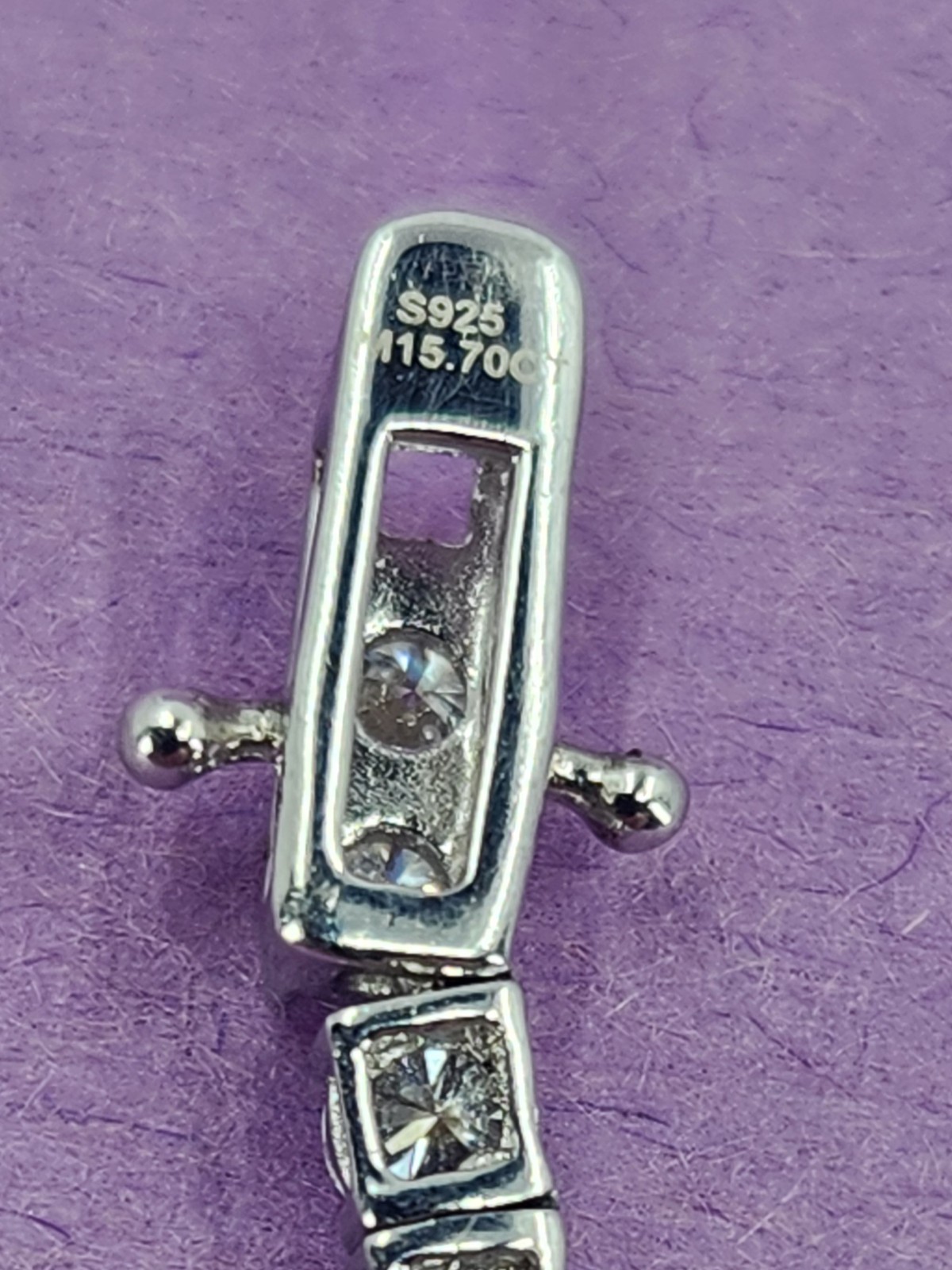 925 Silver + Moissanite 30.0 ct VVM 3mm 20″ Tennis Necklace
