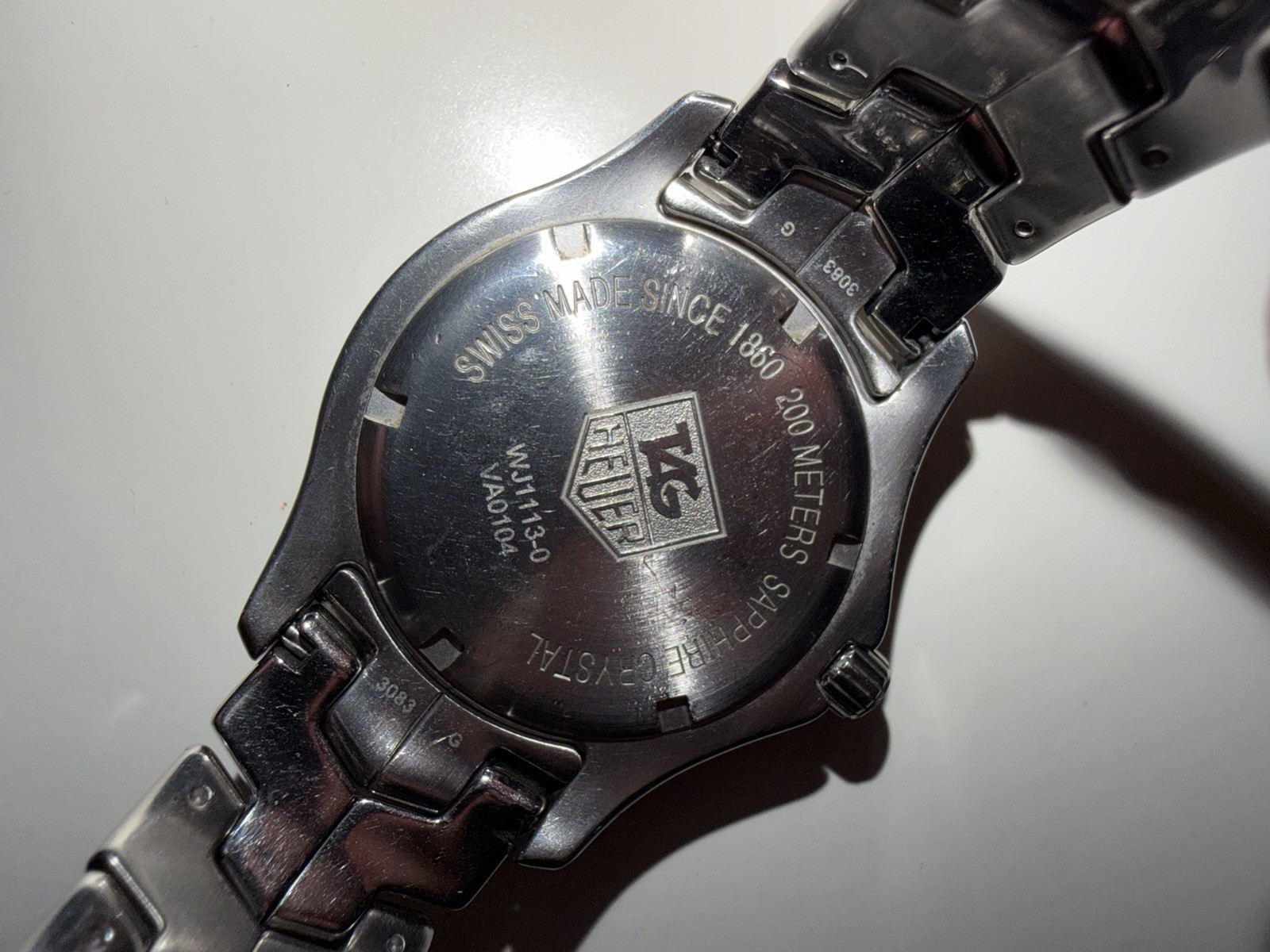 TAG Heuer Link Men’s Watch – Diamond hour markers and date window