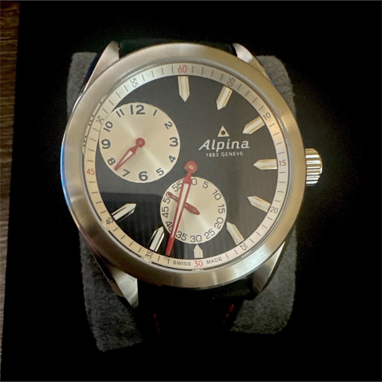 ALPINER REGULATOR AUTOMATIC DARK BLUE BLACK AL-650NSSR5E6 – Ltd Ed #442/883