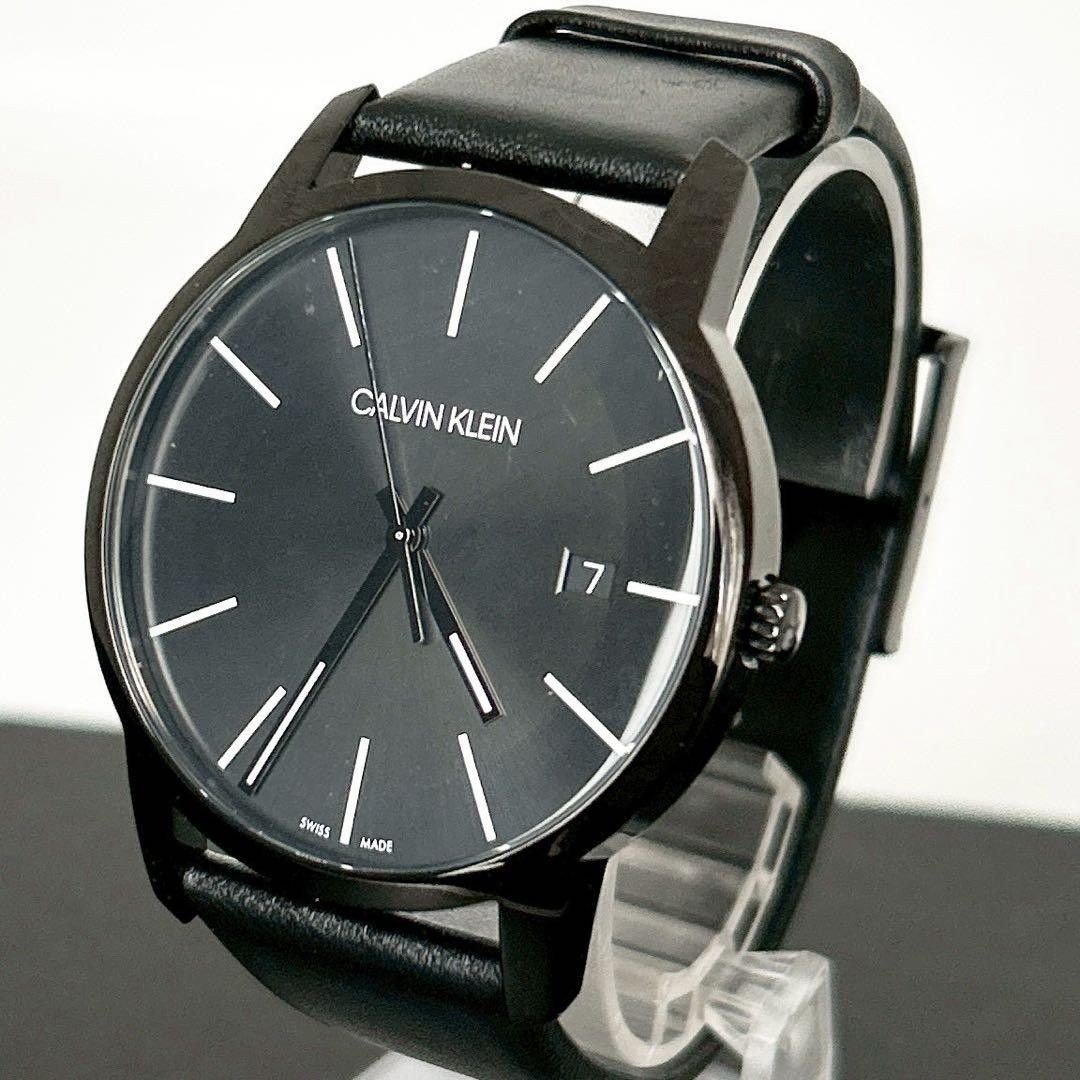 Working Calvin Klein Watch Date Black Quartz Men’s