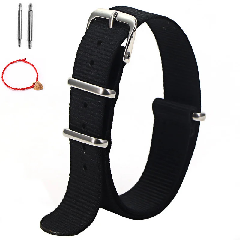 1Pcs Nylon Strap 16Mm 18Mm 20Mm 22Mm Nylon Watch Band Replacement Watch Strap fo