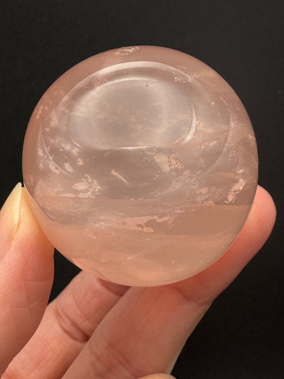 Rose Quartz Sphere for Love Harmony and SelfCare