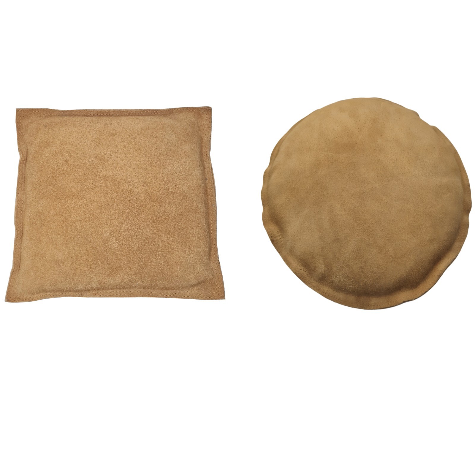 10″ Round 10” Square Leather Sandbag Cushion-Metal Dapping Stamp Hammer