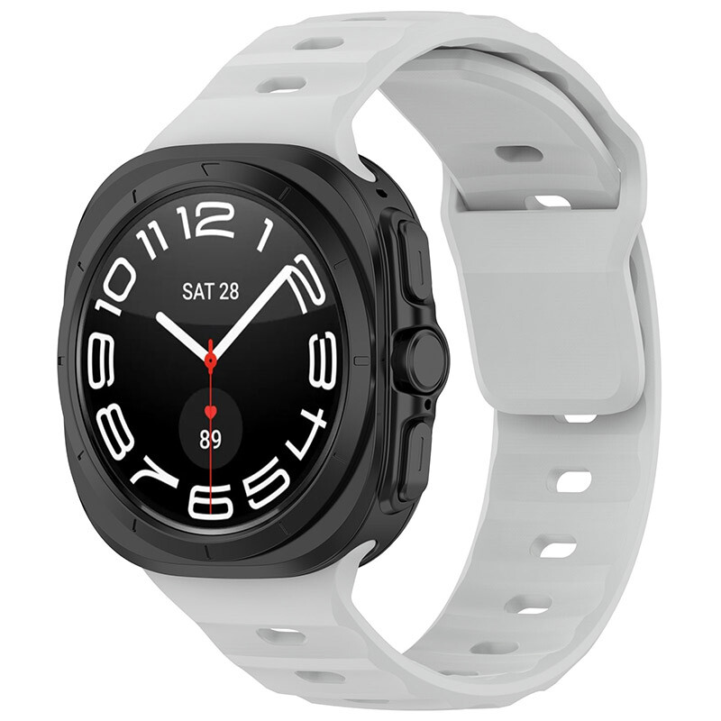 Silicone Watch Band For Samsung Galaxy Watch 7 Ultra 47MM Soft Sport Strap