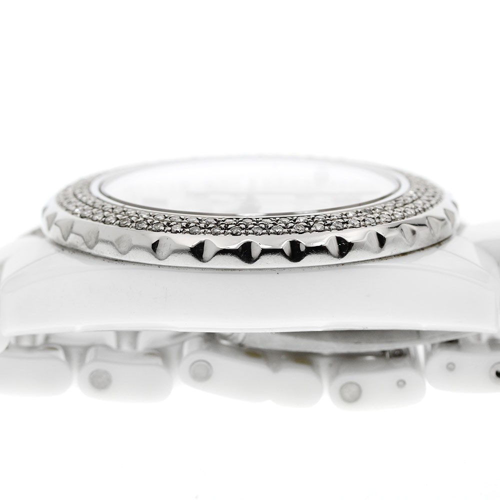 CHANEL J12 H0969 Diamond bezel white ceramic white Dial Automatic Men’s_948446