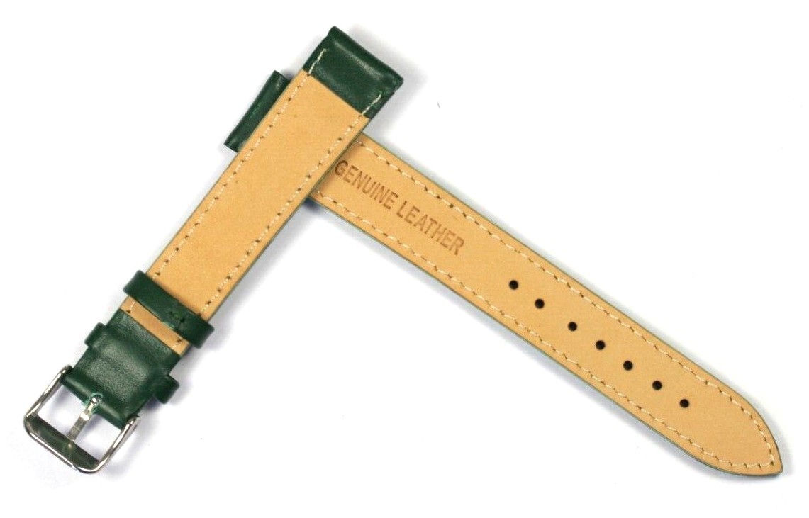 EXTRA LONG GREEN LEATHER WATCH STRAP 18MM 20MM 22MM 24MM MORE COLOURS AVAILABLE