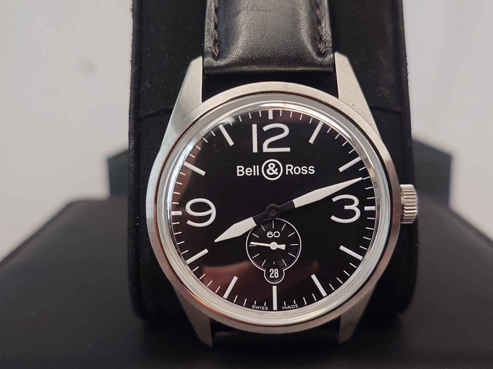 Bell & Ross Vintage BR123-95-SS Watch NEVER WORN