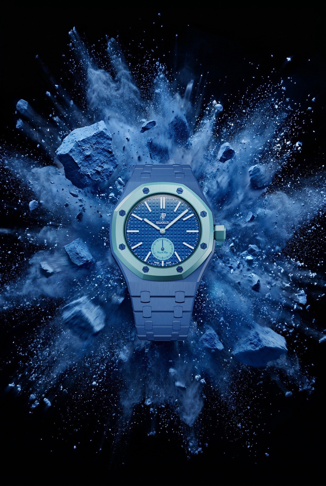 New Bracelet for AP Royal Pop X Swatch Blue Bioceramic 24h Shop