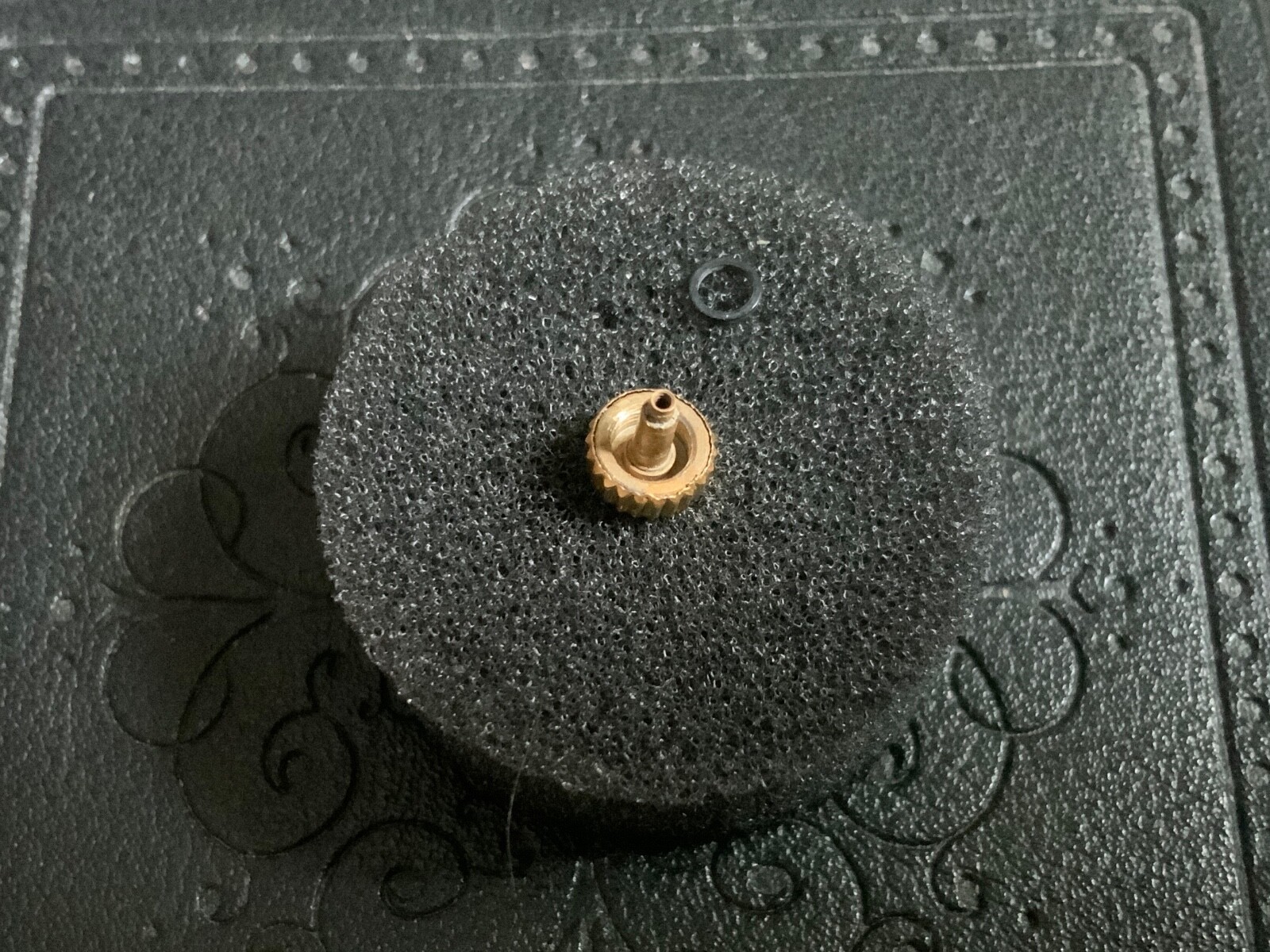 Vintage BULOVA 6.21mm Gold Plated Crown with 1.83mm Tube