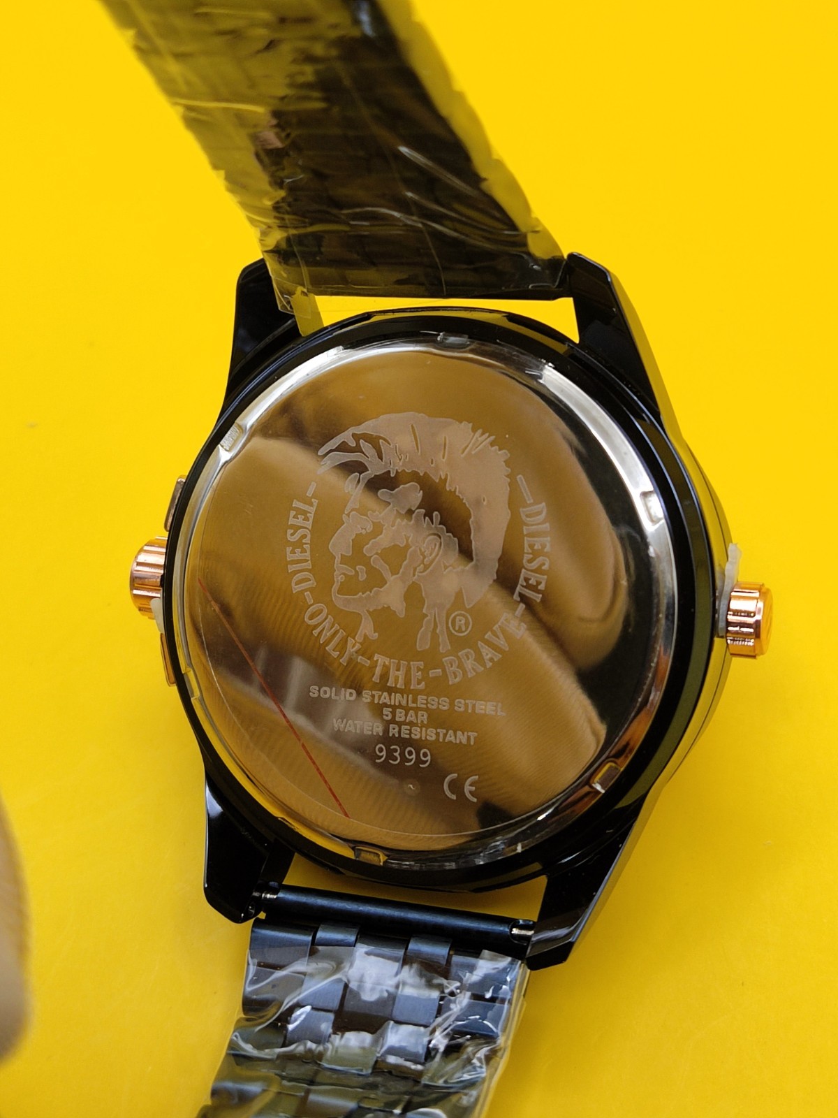 Premium Diesel Only The Brave 10 Bar Dual Time Refurbished Men’s Wrist Watch