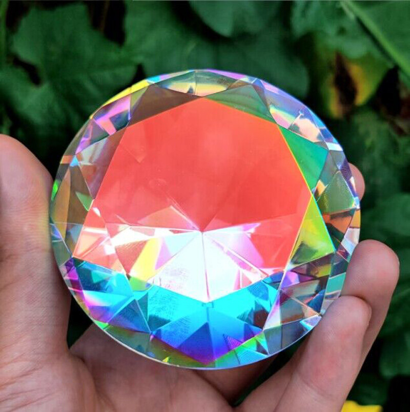 Transparent AB color Crystal Diamond Artificial Glass Pointed Bottom Size Gemsto