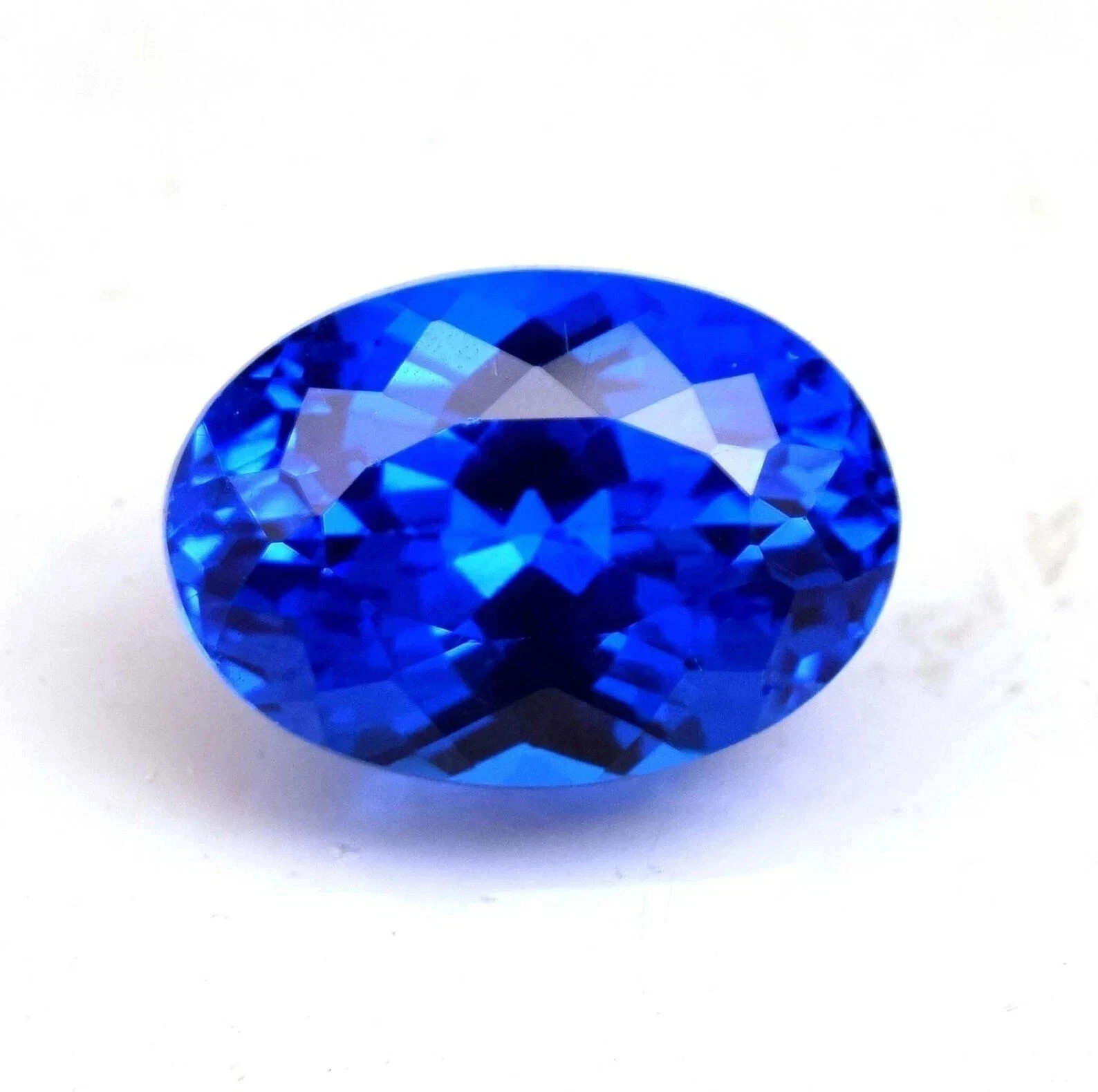 12+ Ct Natural Ceylon Blue Kashmiri Sapphire Unheated Oval Cut Loose Gemstone