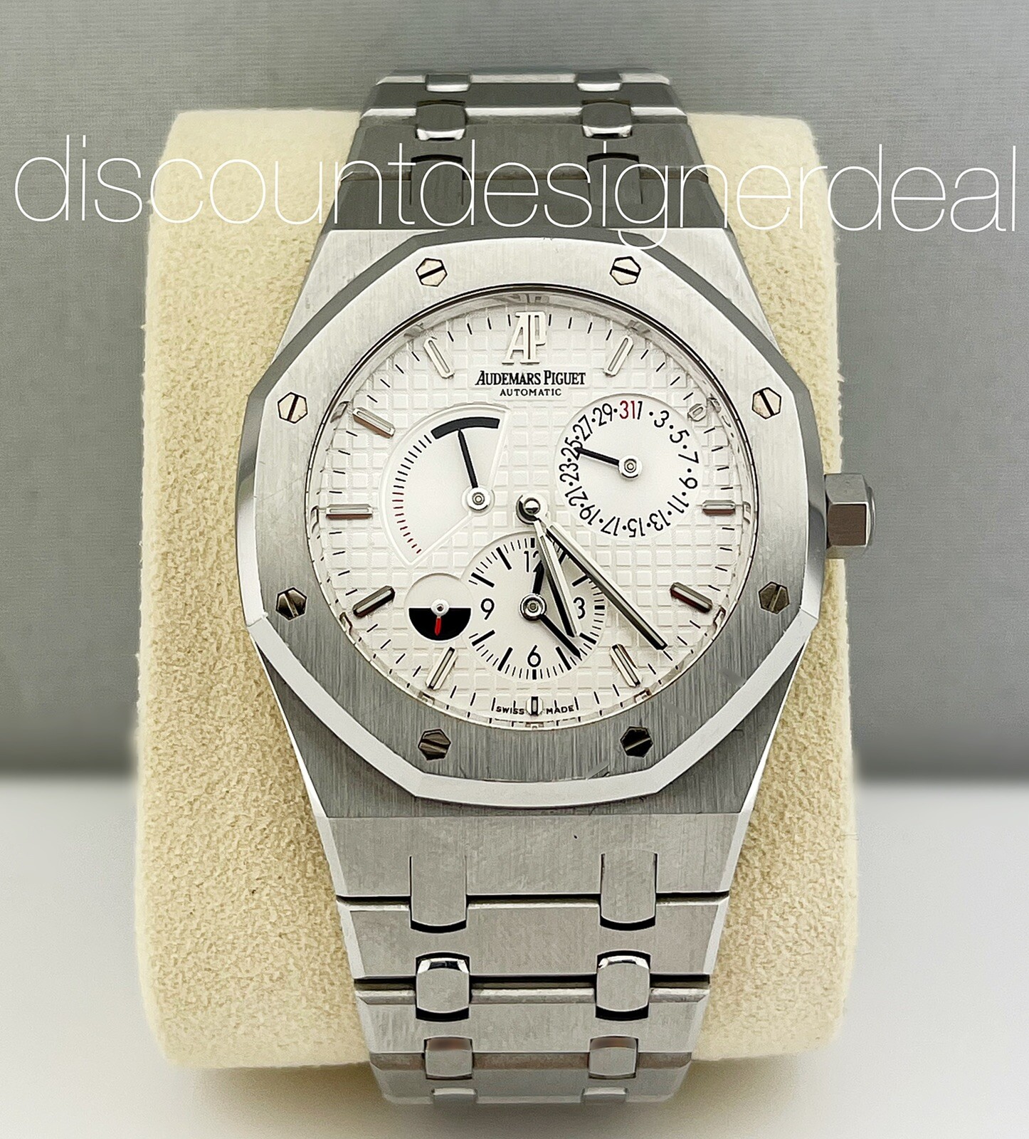 Audemars Piguet Royal Oak Dual Time 26120ST.OO.1220ST.01 Auto Steel Mens Watch