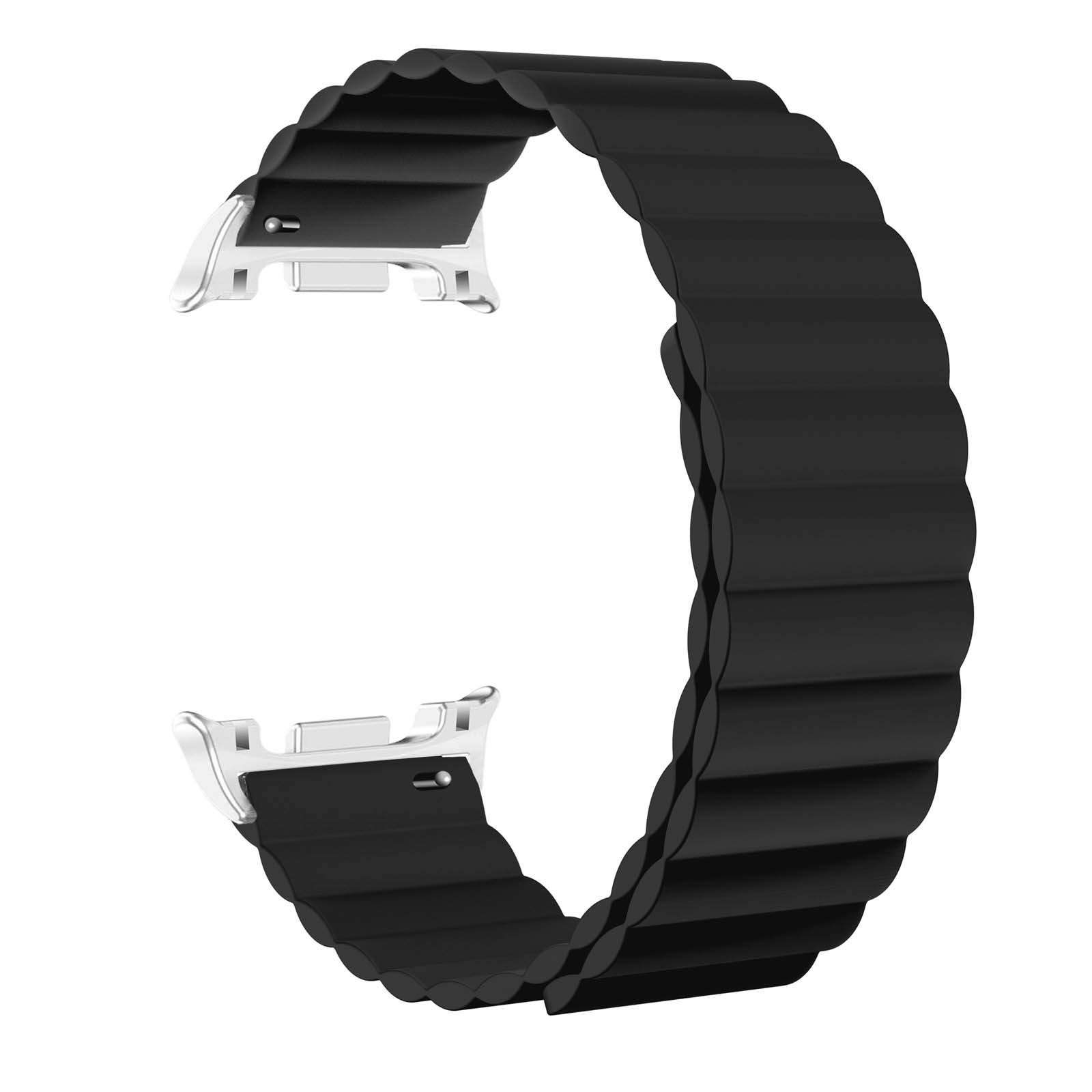 Magnetic Sporty Silicone Strap For Samsung Galaxy Watch 8/8 Classic/Ultra 2025