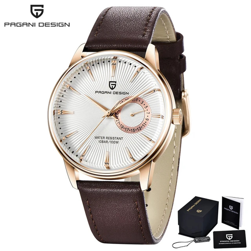 PAGANI DESIGN Men’s Quartz Watch Luxury Waterproof Military Sports Watch