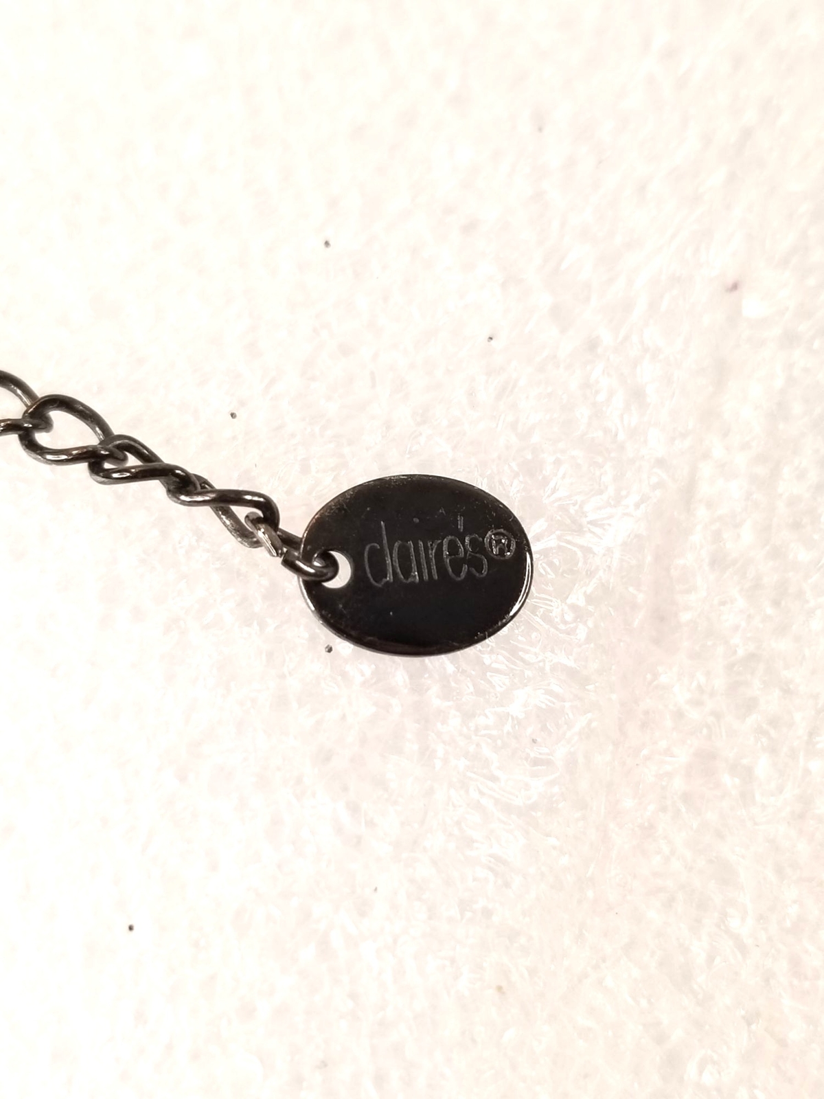 Claire’s Black Necklaces 1928 Drop Dangle Rhinestones Lot of 2