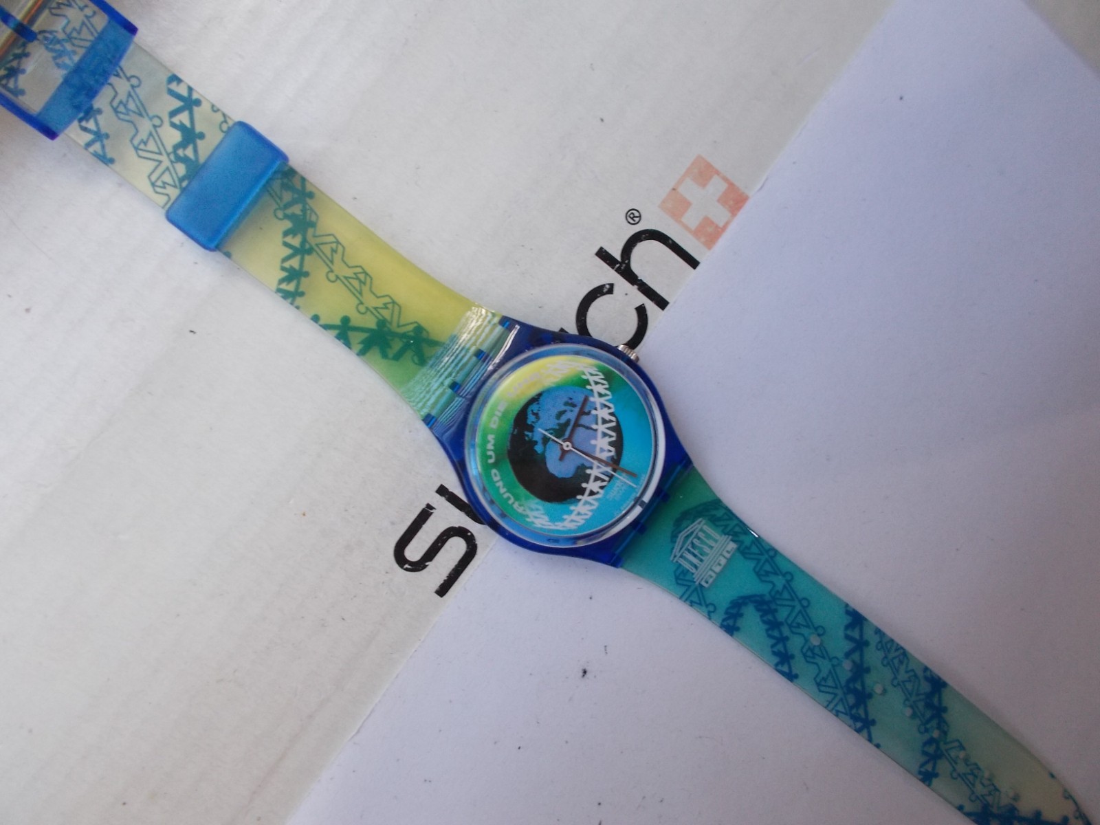SWATCH SPECIAL ” RUND UM DIE UHR ” ’95 PRISTINE VINTAGE WOW RARE L@@K
