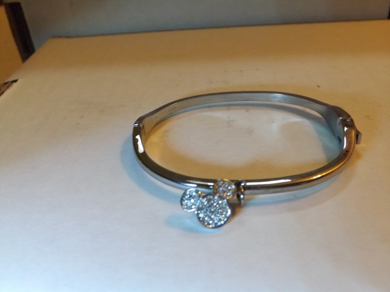 Disney Parks Womens Mickey Mouse Watch -Sparkling Crystals-Two Bonus Bangles-New
