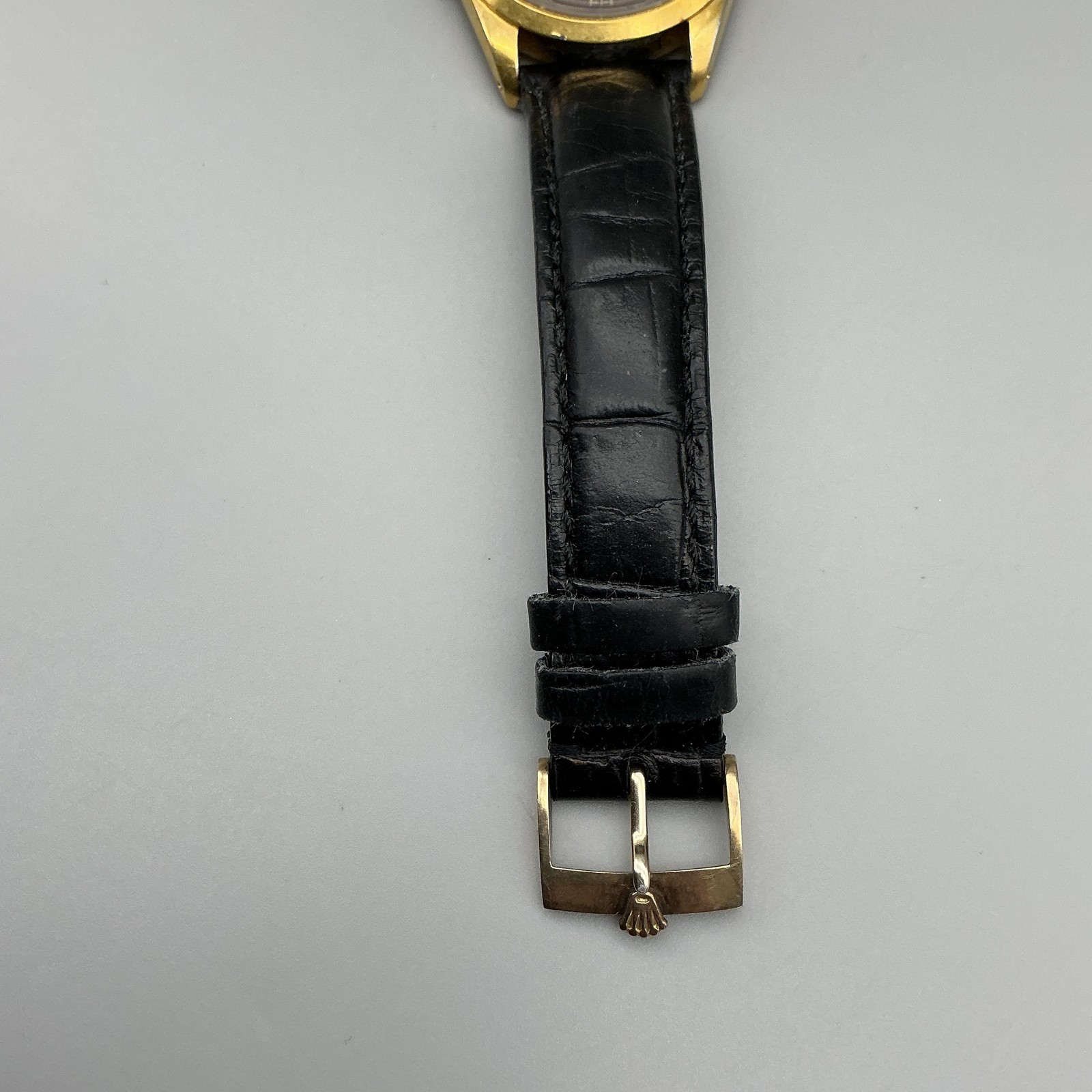 Vintage Tudor Prince Oysterdate Mens Watch 34mm Brown Dial Gold Plated Automatic