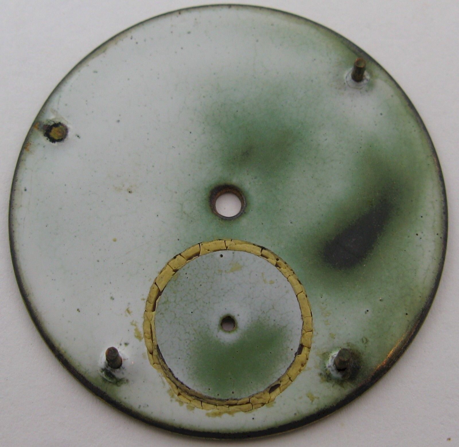 Pocket Watch Howard Boston 18s porcelain chipped DIAL diameter 45.4 mm for parts