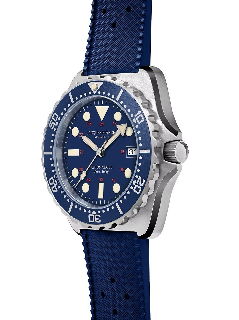 Jacques Bianchi JB300 Diver Blue LE FULL SET Warranty To Jun 2027