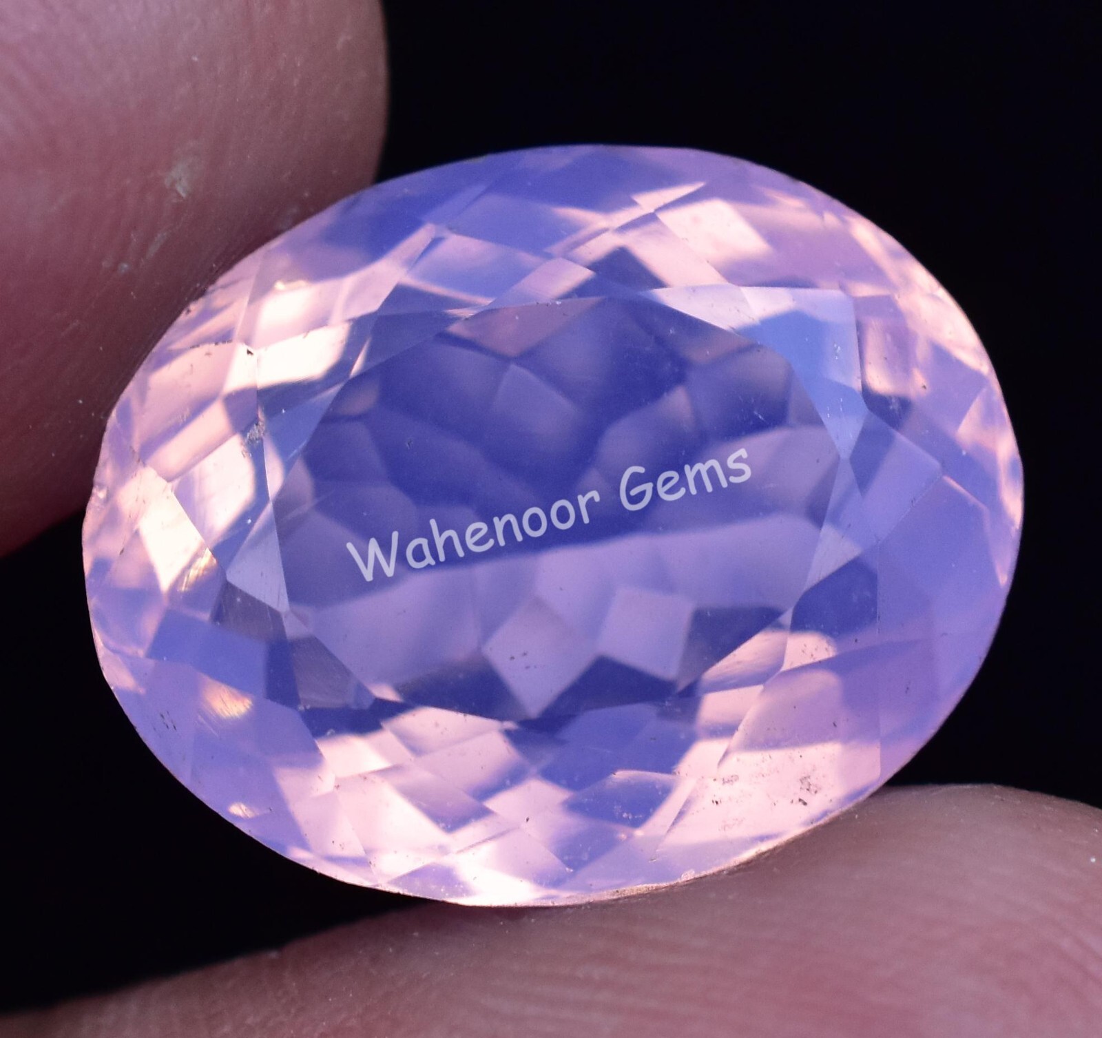 Natural Pink Opal 13.80 Ct Oval Certified Unheated Welo Australian Gemstone
