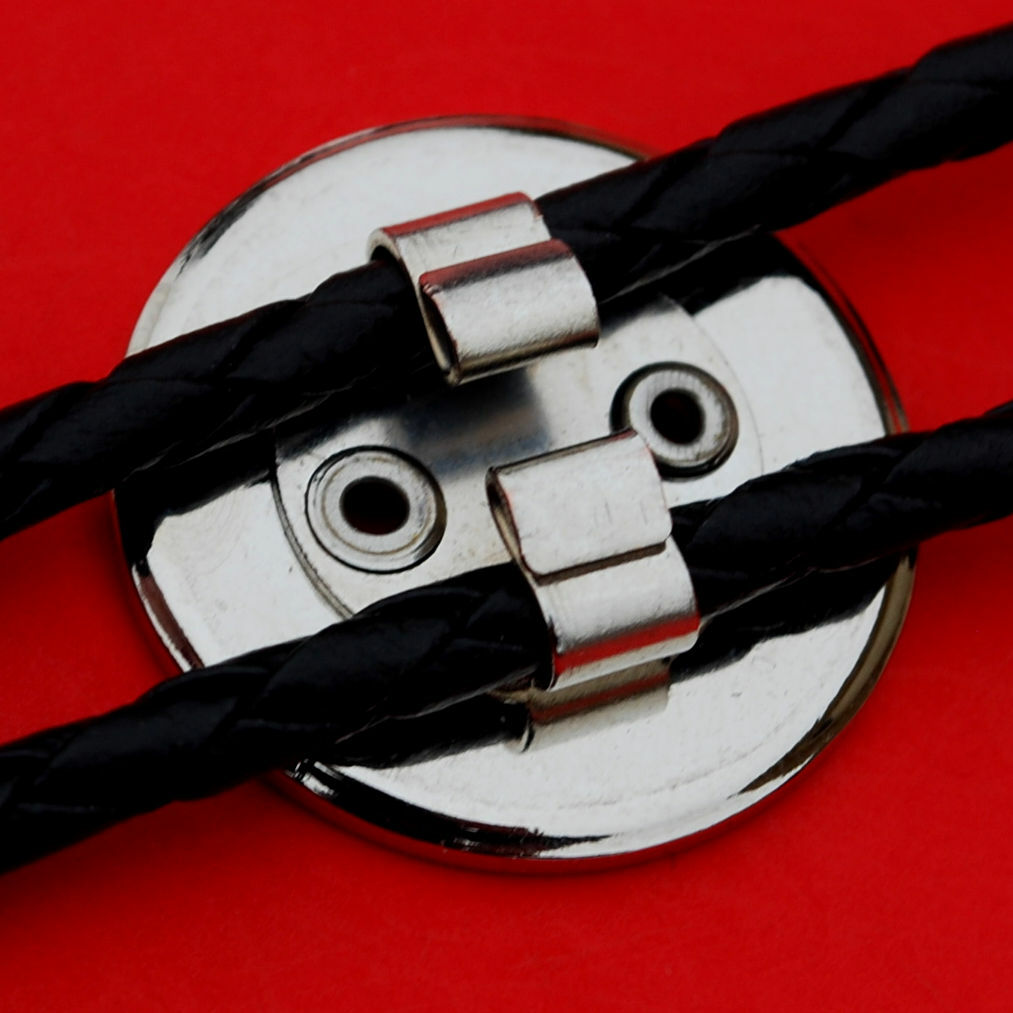US 1999 ~ 2009 50 States, DC and Territories Quarter 36″ Black Cord Bolo Tie NEW