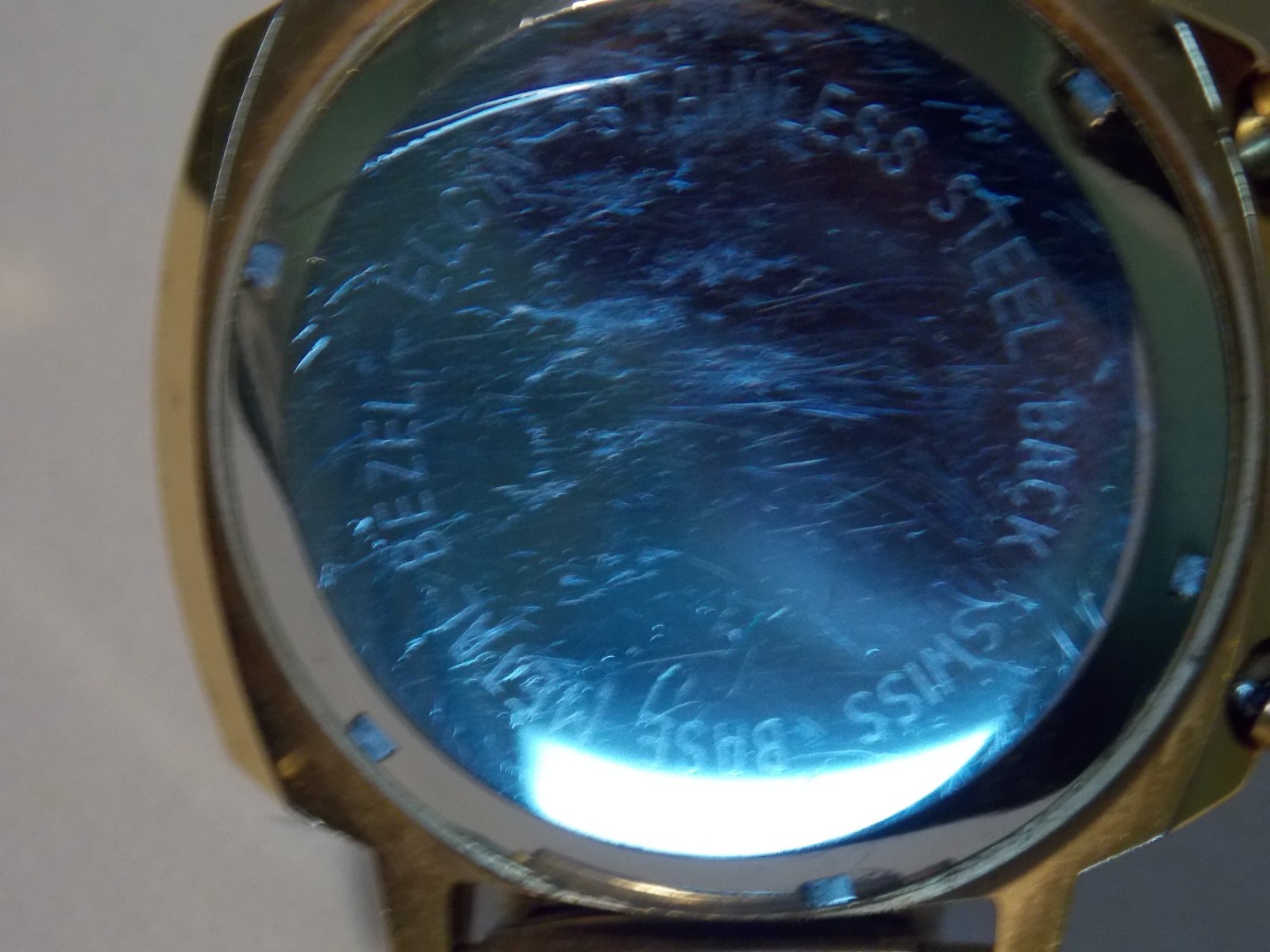 VINTAGE ELGIN MENS WATCH PANDA CHRONOGRAPH VALJOUX