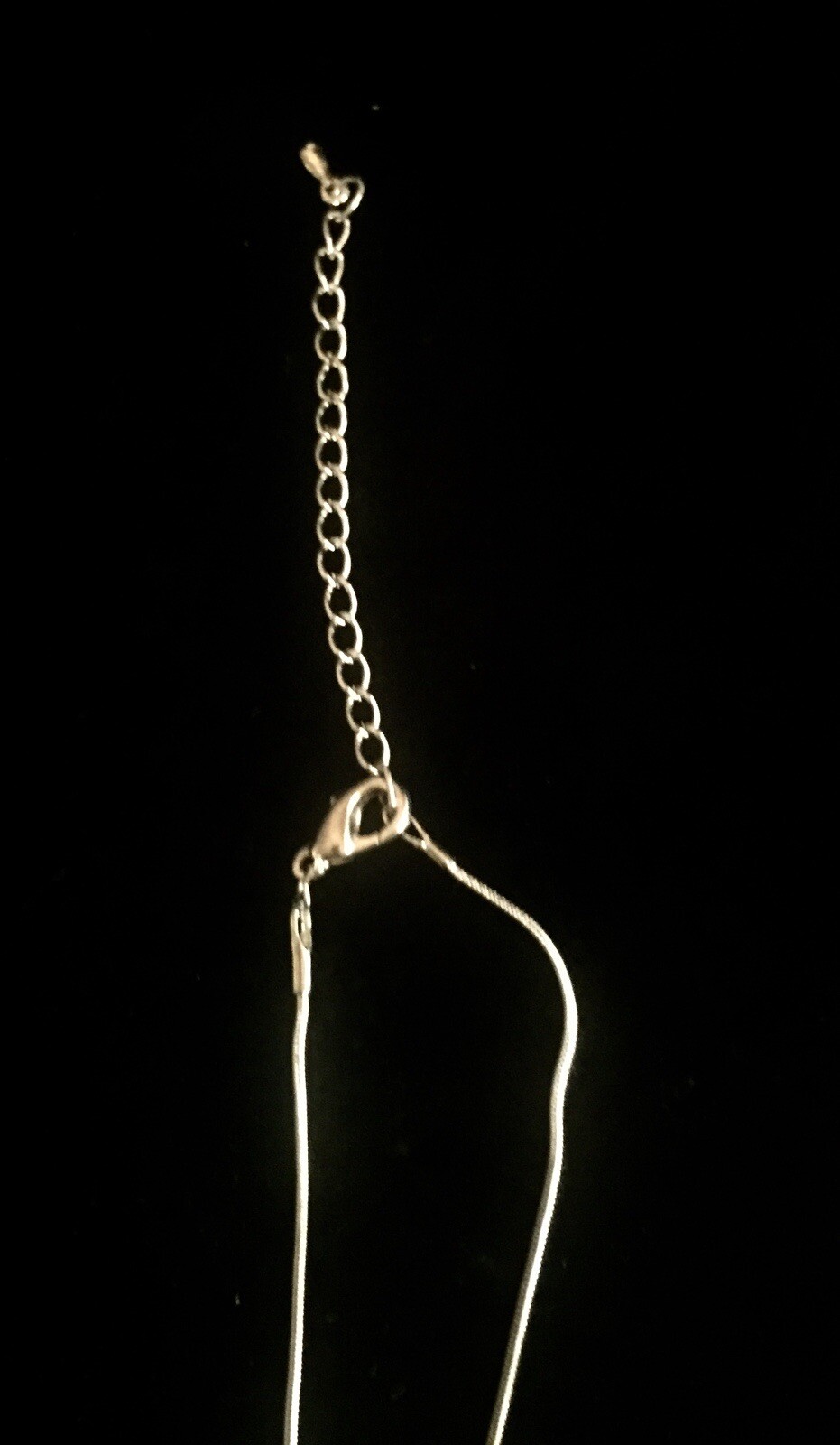 Hello Kitty necklace In Heart Radium Plated Reflective Crystals Rhinestones