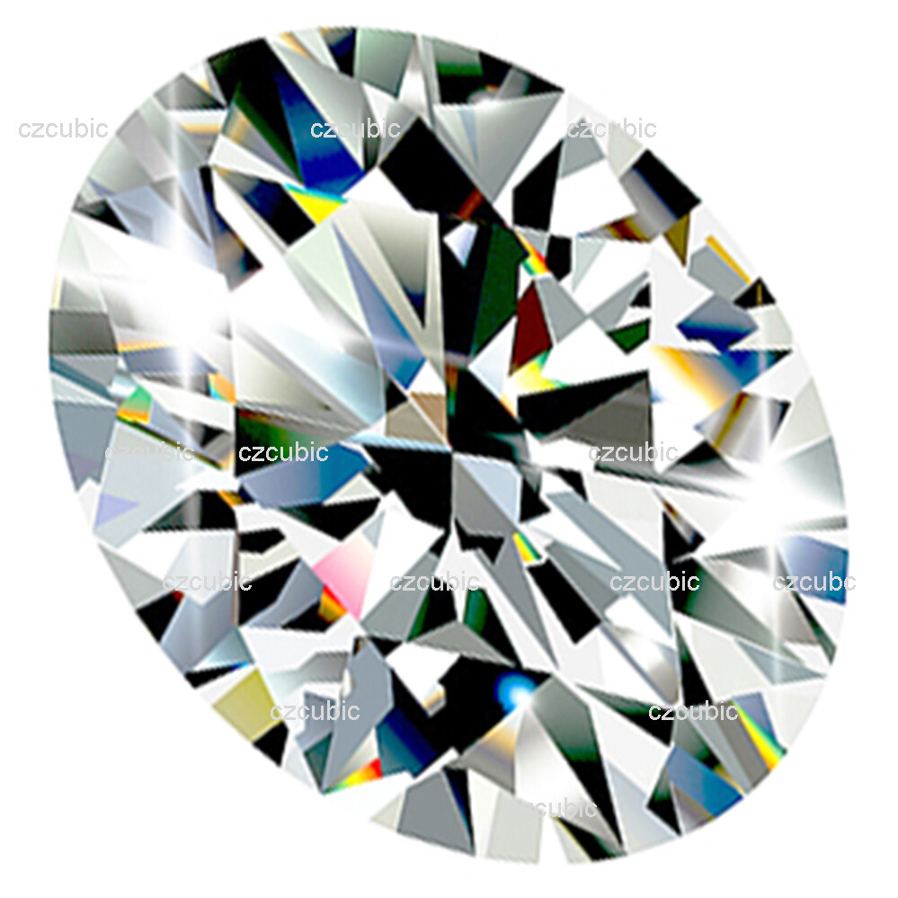 CUBIC ZIRCONIA LOOSE STONE EXCELLENT QUALITY OVAL SHAPE 7A CLEAR U.S.A SHIPPER 3