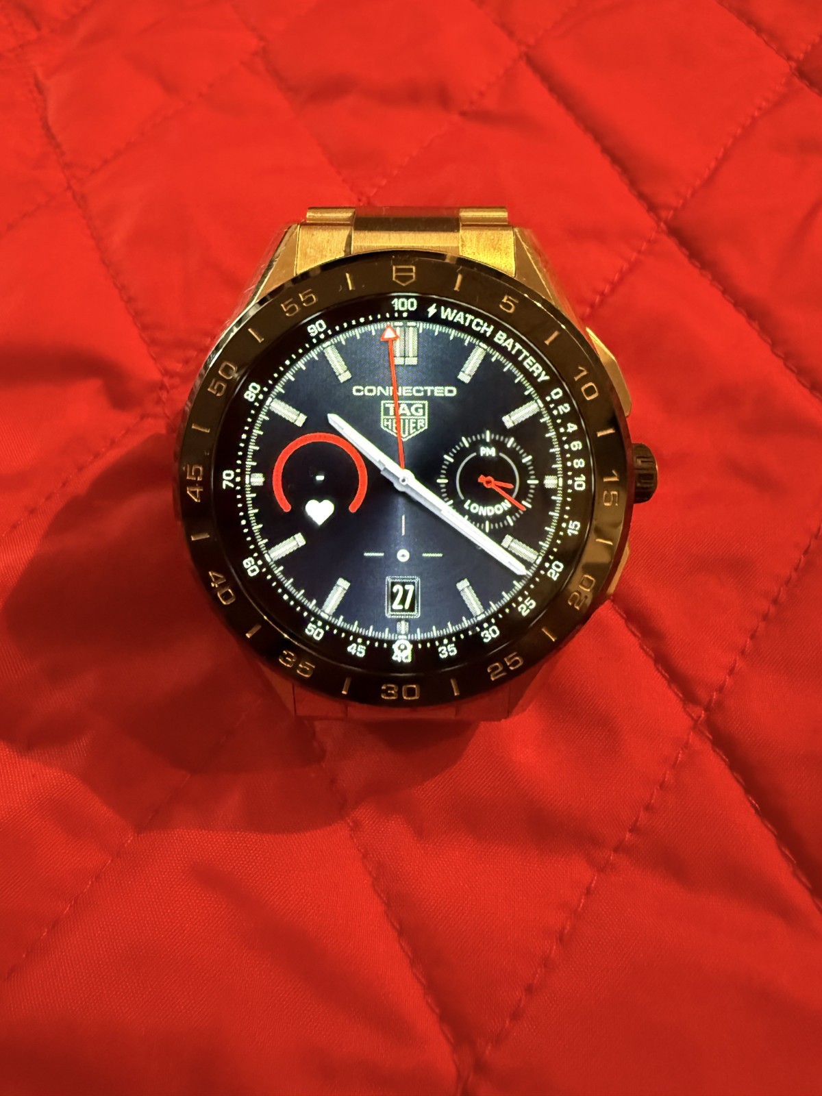 TAG Heuer SBG8A E3 Connected Men’s Stainless Steel with 2 bands