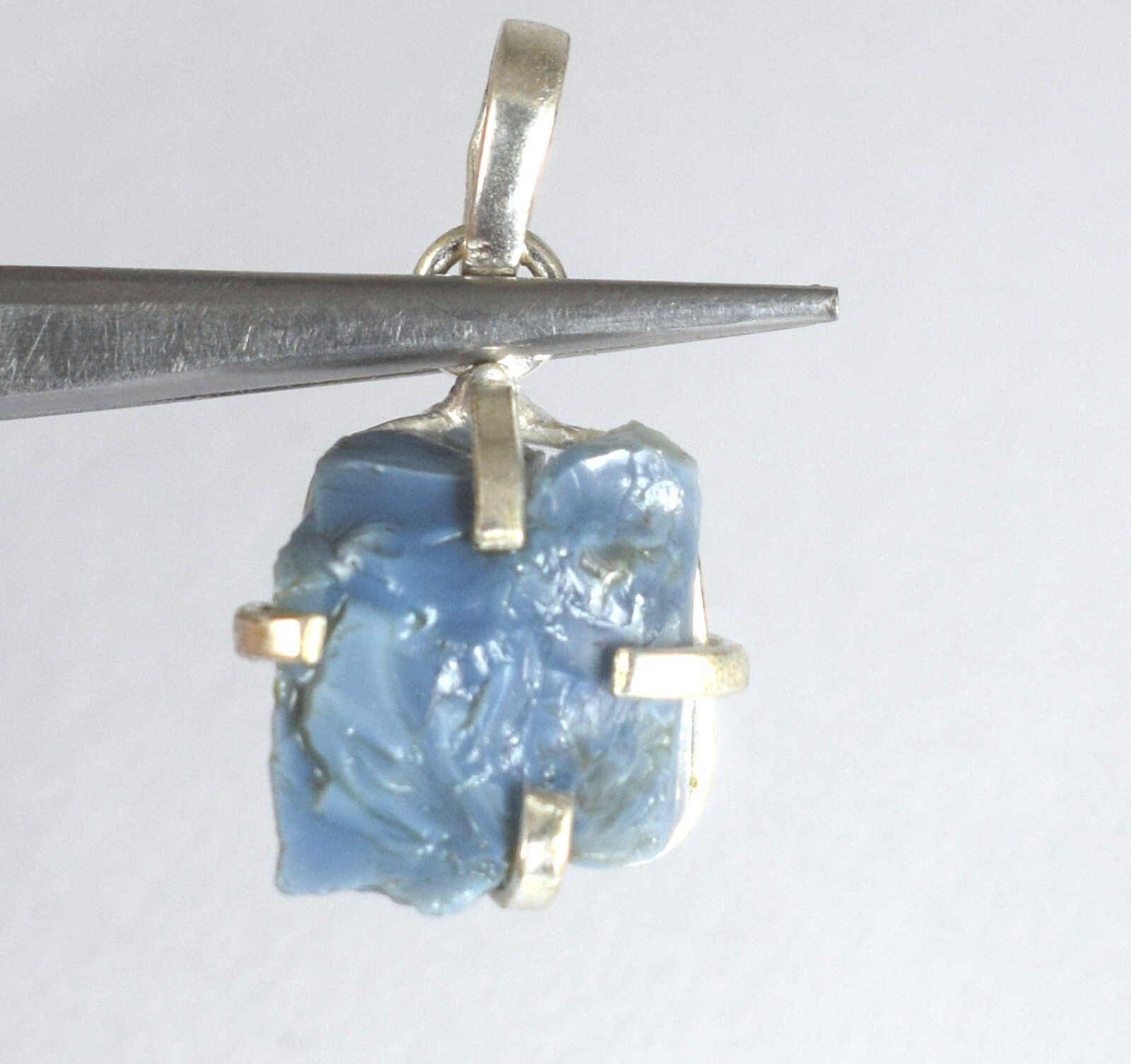 14.85 Ct Natural Blue Opal Australian Gemstone Rough Pendant Certified Best Deal