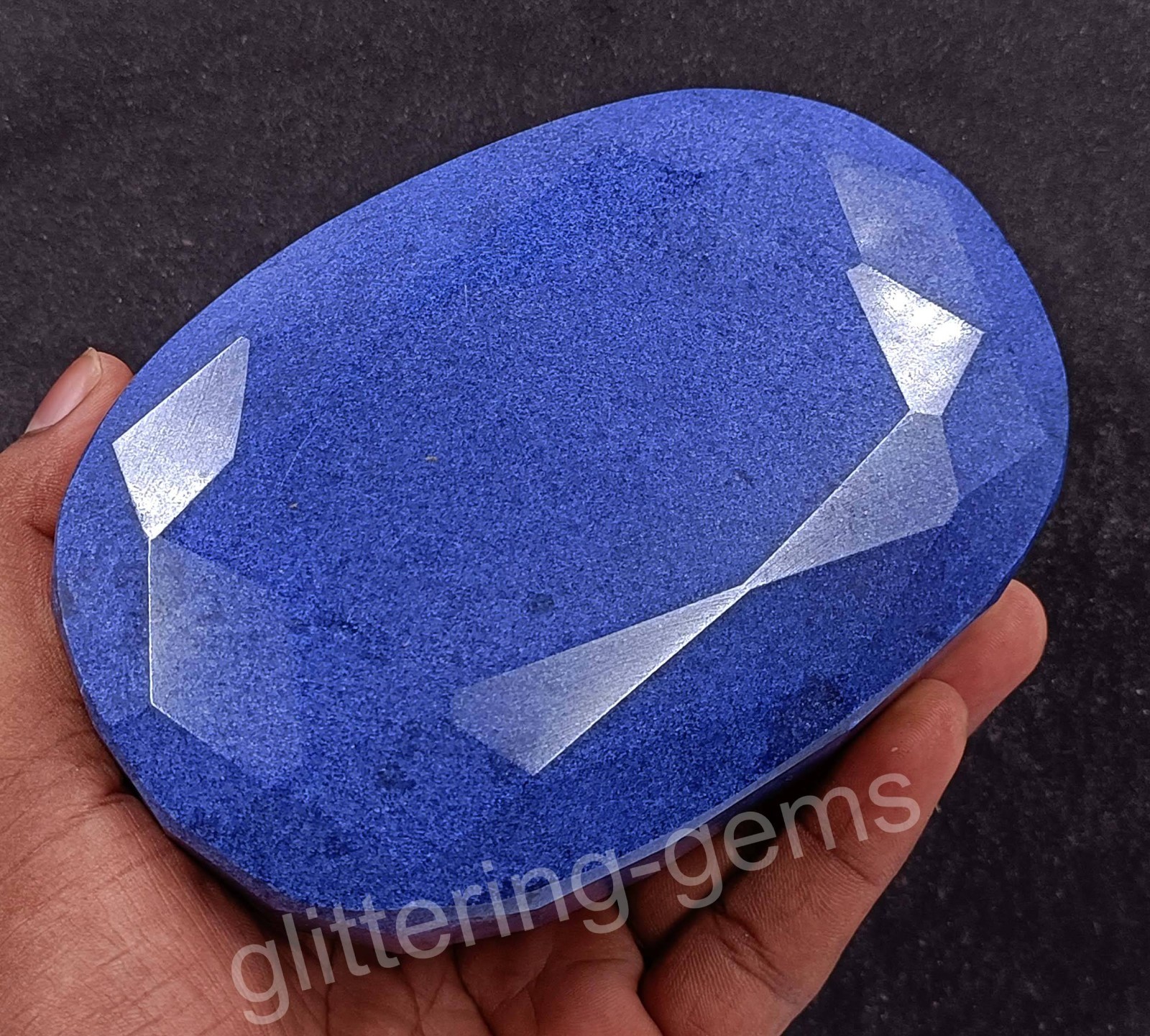 Collector Grade 5852Ct Natural African Blue Sapphire IGL Certified Oval Cut 5DOS