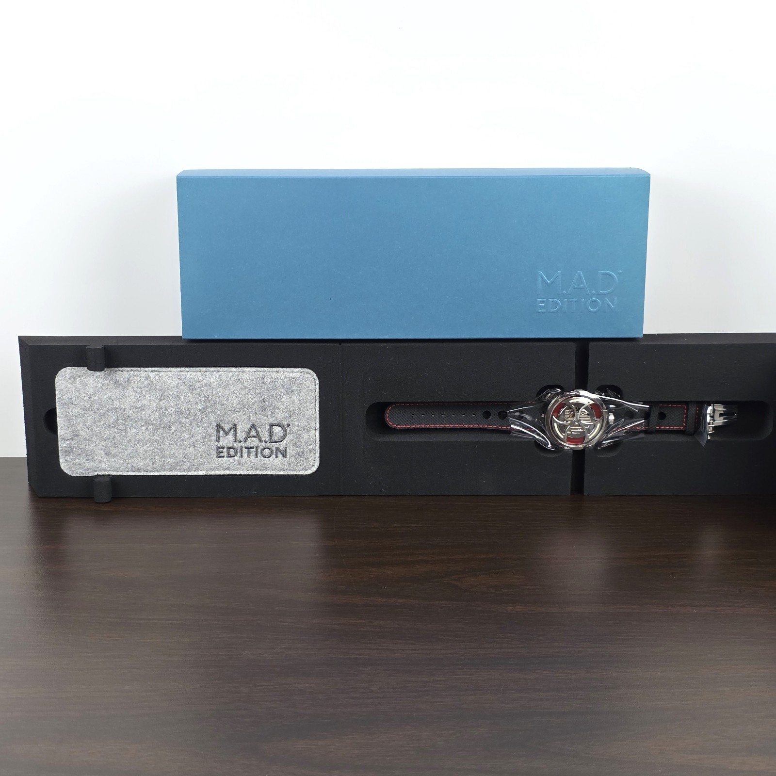 M.A.D. 1 RED Limited Edition MB&F MAD Gallery Watch – Medium Strap – NEW