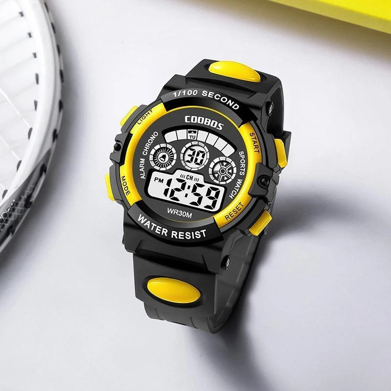 Children Watch Sports Digital Watch for Kids Boys Girls Student 30m