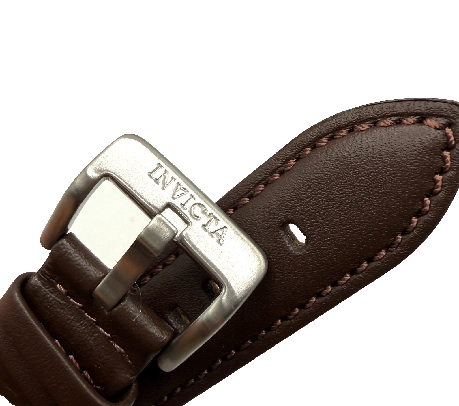 New Authentic Invicta Aviator 22973 Brown Leather 22mm Watch Band