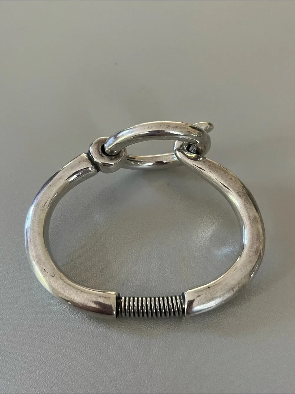 UNOde50 “Hooked On A Feeling” Silver Plated Bangle Bracelet, rare