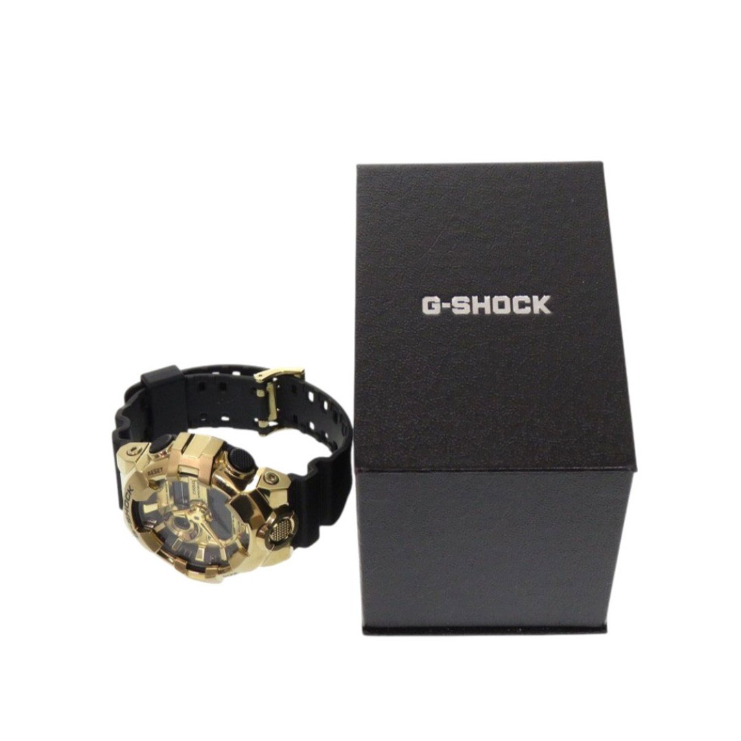 CASIO G SHOCK GM 700G 9AJF SS Resin Black Gold Quartz Analog Digital Wristwatch