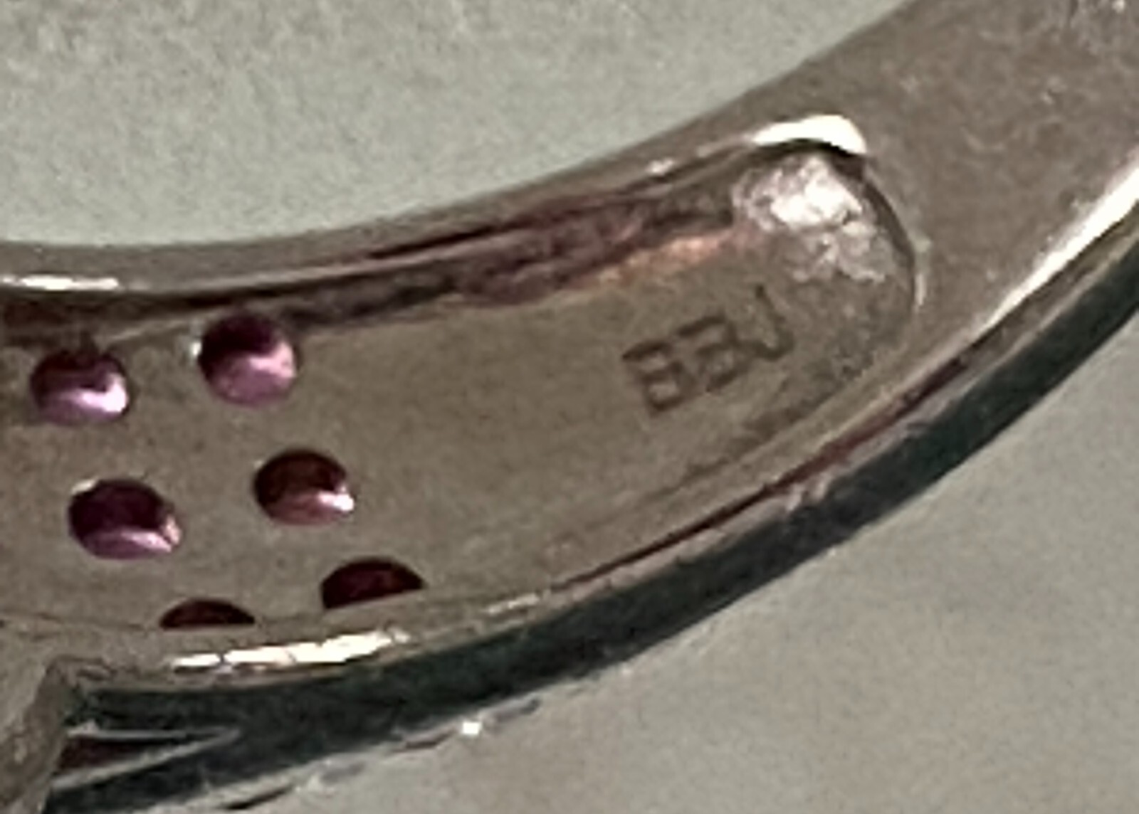 BBJ Pink Sapphire Butterfly Ring 925 Bangkok Ratnaraj Jewelers Size 8 Silver