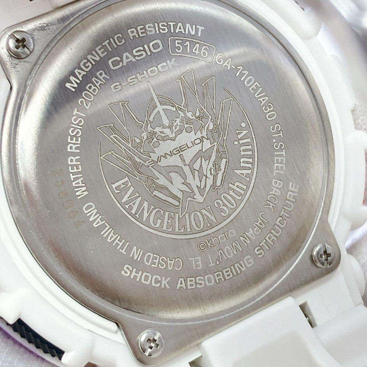 Neon Genesis Evangelion & Casio G-Shock Collaborated New Watch GA-110EVA30-7AJR