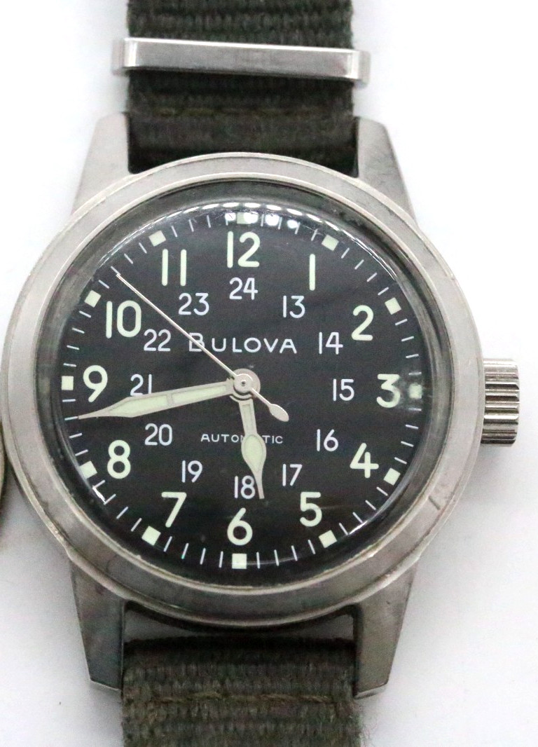 Bulova Hack 96A259 VWI Special Edition Black Dial Automatic Men’s Watch 38mm